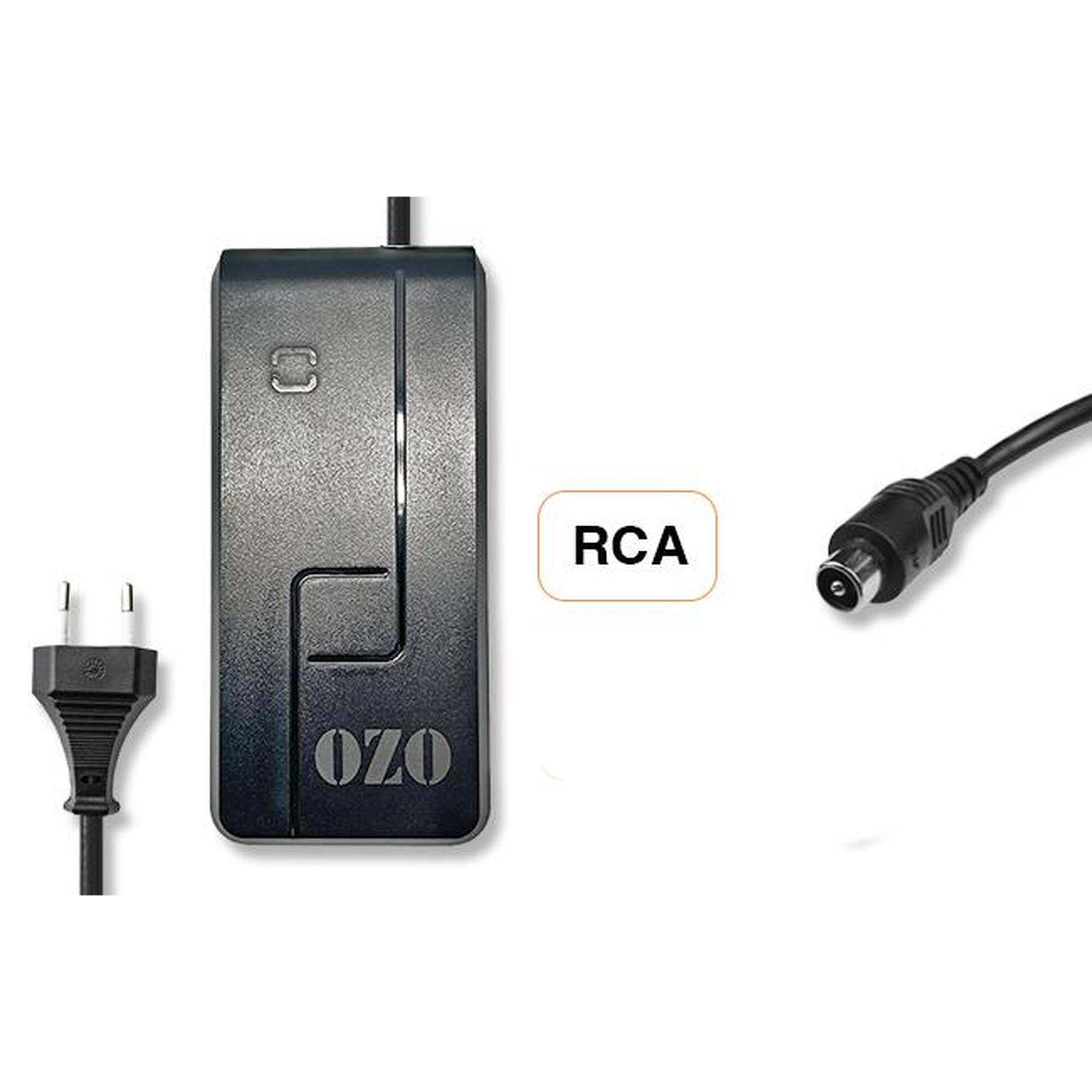 Ozo - Chargeur 36v 2a Pour Batterie Lithium De Vélo Électrique Prise Rca - Chargeur - Noir - Taille Unique - Decathlon