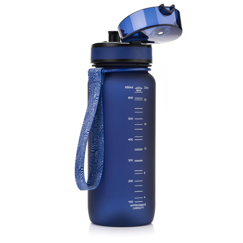 Bidon sportowy butelka na wodę Meteor 650 ml tritanowy szczelny z sitkiem