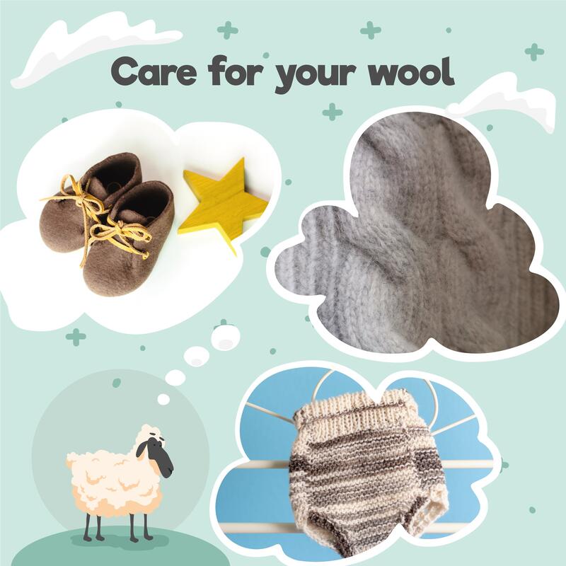 Cura della lana di lanolina • cura delicata per un'assistenza naturale