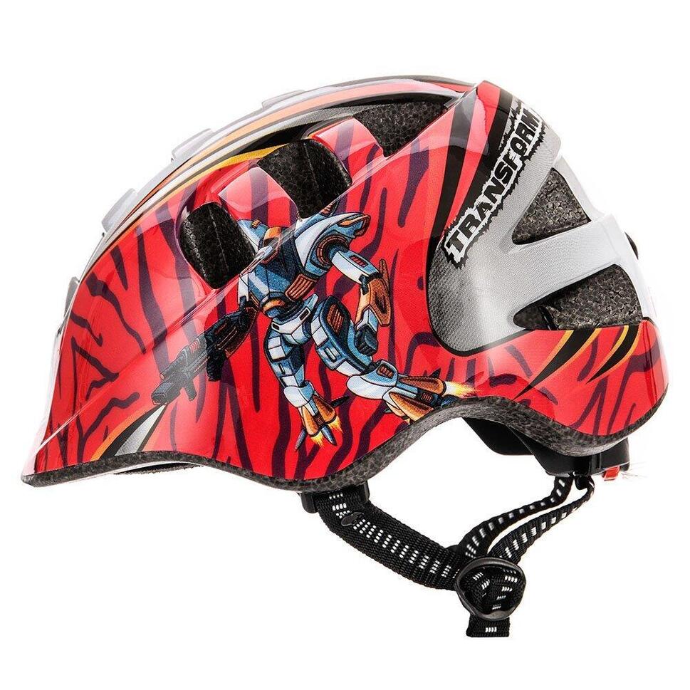 Kask rowerowy dziecięcy Meteor MA-2 DOTS regulowany z welurową wyściółką