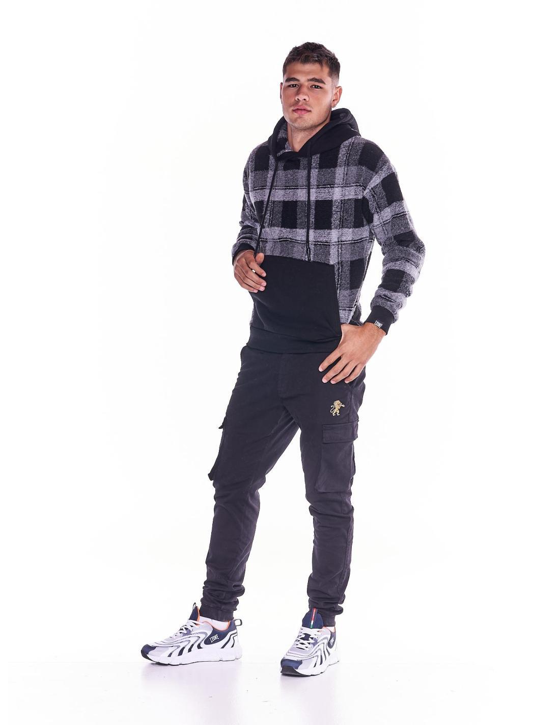 Sweat homme Work Leisure en laine tartan 3/7