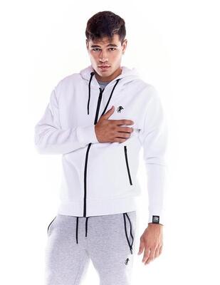 Kapuzenpullover für männer leone full zip soft basic