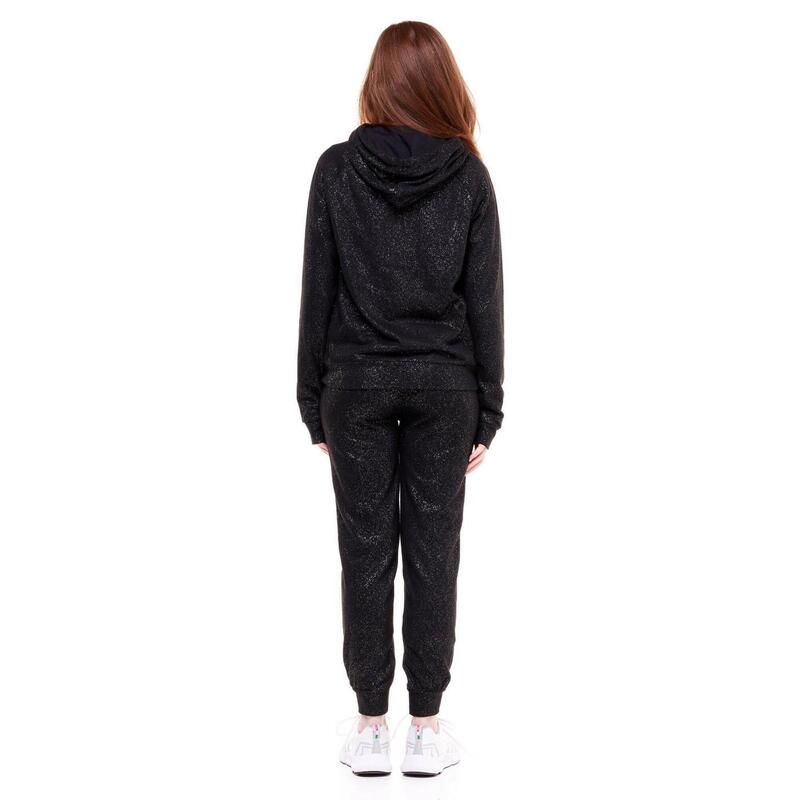 Woman hoody full zip Sequin