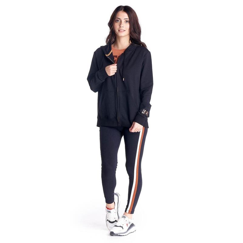 Woman hoody full zip Active Zone