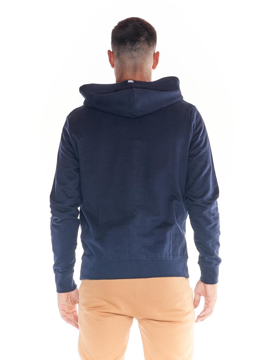 Sweat-shirt homme avec capuche et grande poche logo College 4/7