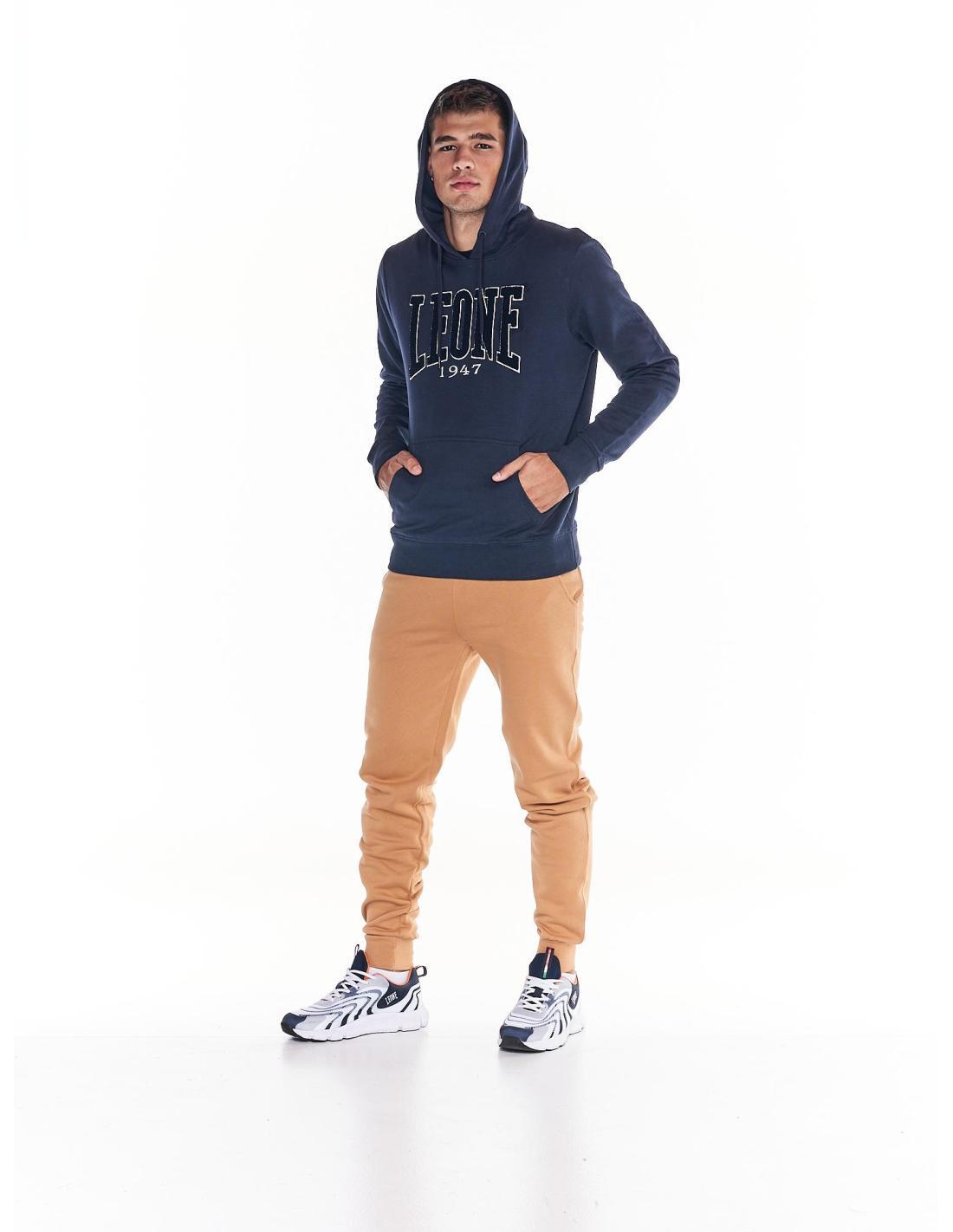 Sweat-shirt homme avec capuche et grande poche logo College 3/7