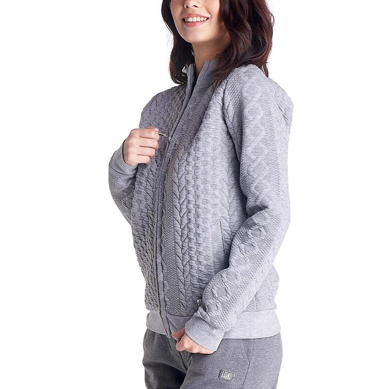 Woman bonded full zip Greysongreys