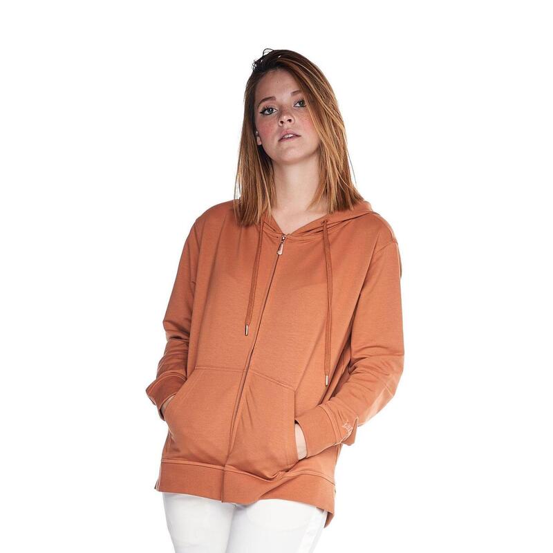 Felpa da donna cappuccio full zip ActiveZone