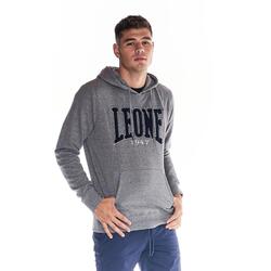 Herensweatshirt met capuchon en grote zak met College-logo