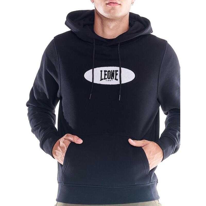 Sweatshirt homem com capuz e logotipo Earth Tones estampado