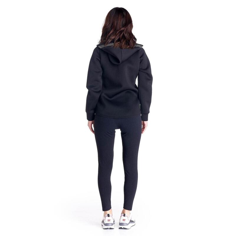 Sweat-shirt à capuche en néoprène Shine On pour femme