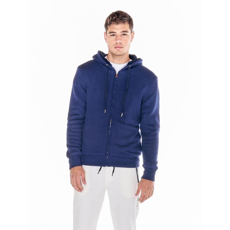 Work Leisure Sudadera con capucha Sherpa para hombre