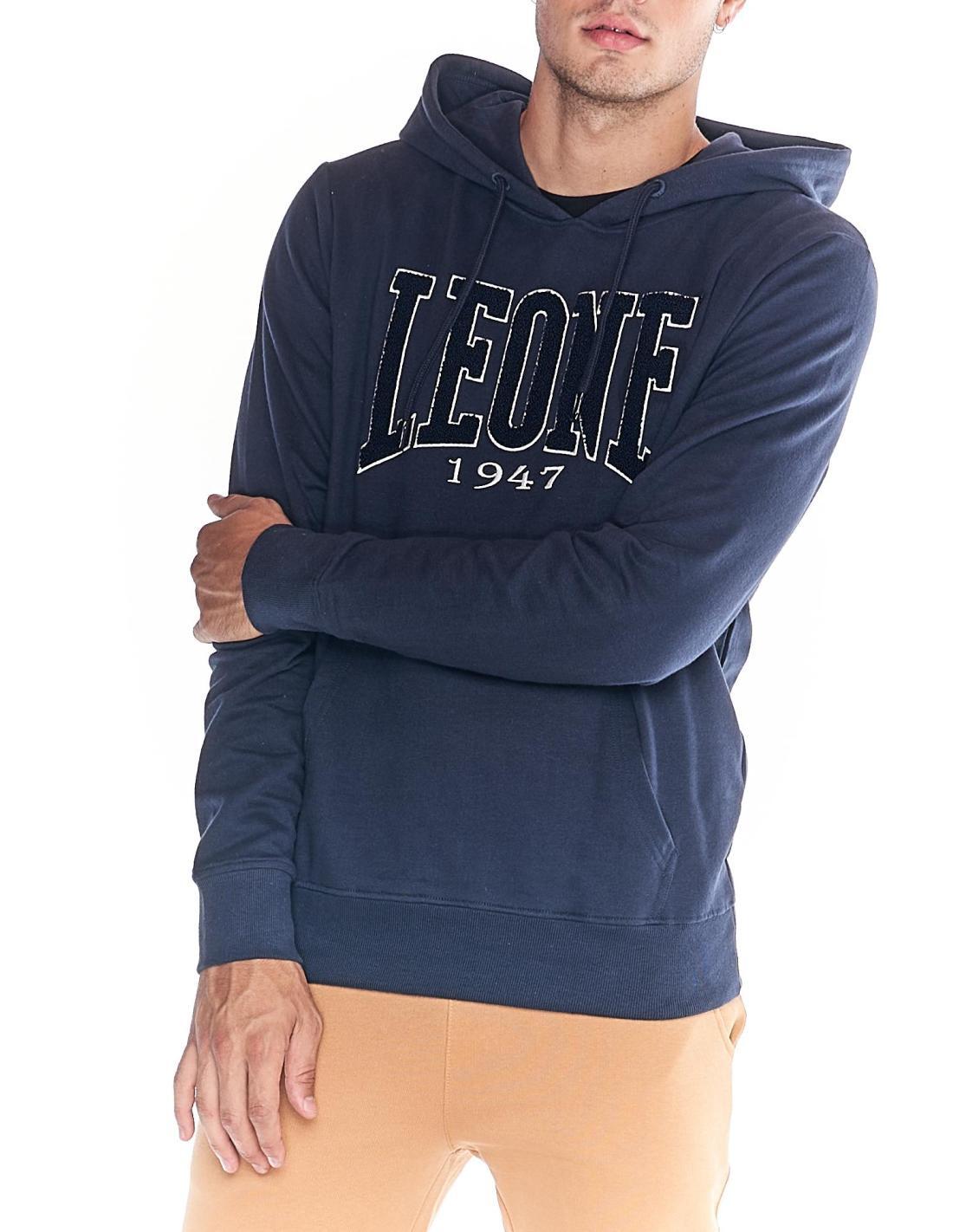 Sweat-shirt homme avec capuche et grande poche logo College 5/7