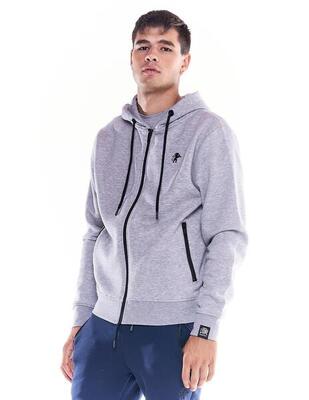 Kapuzenpullover für männer leone full zip soft basic