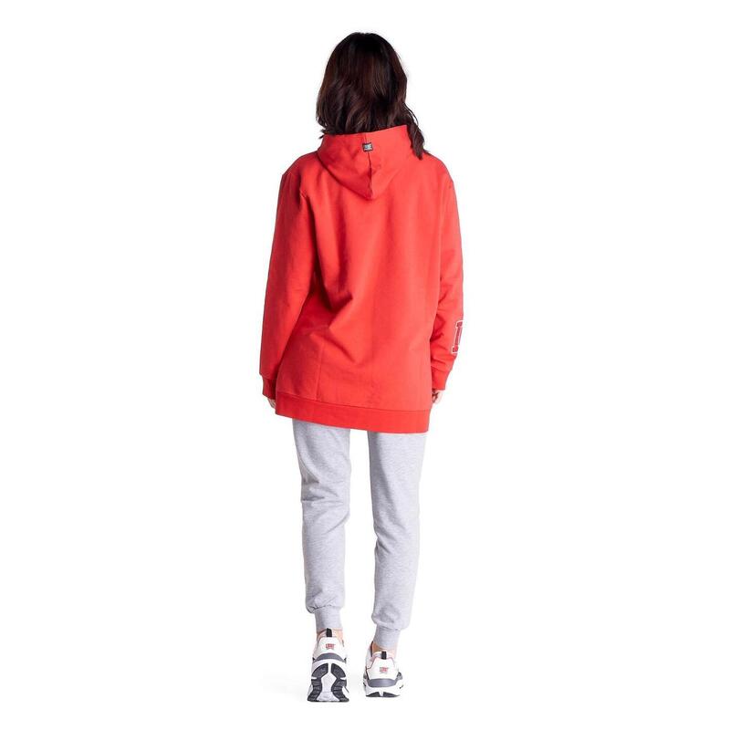 Woman hoody over College
