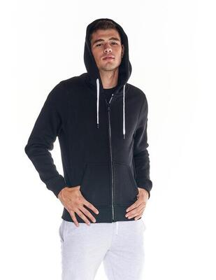 Felpa da uomo cappuccio full zip Heavy Basic