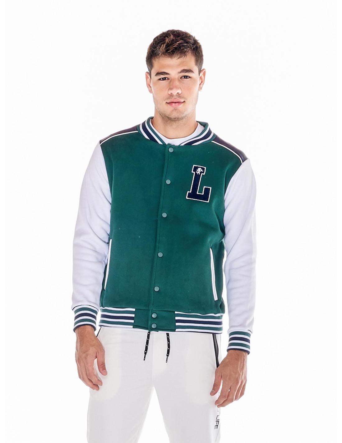 Giacca da uomo bomber con bottoni College |  Leone 1947 Apparel