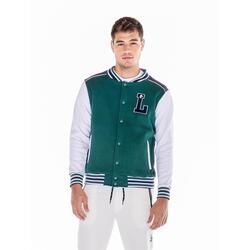 Blouson aviateur boutonné College pour hommes