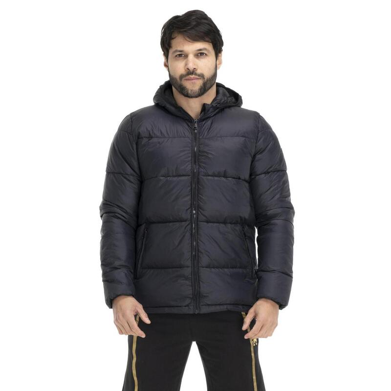 Chaqueta fitness con cremallera y capucha Hombre Domyos 100