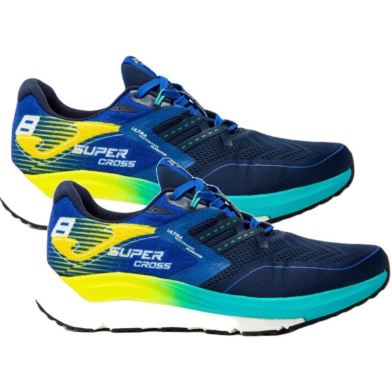 Zapatilla Running Hombre Joma Supercross 2303 Marino Azul Flexible