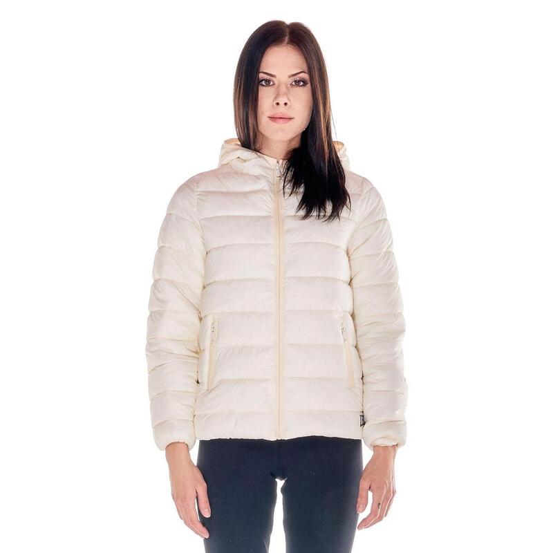 Chaqueta de mujer con capucha y cremallera completa Welcome Back