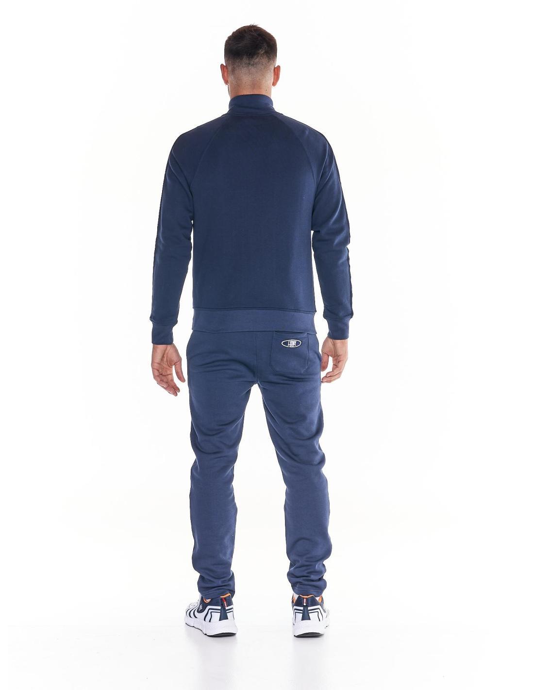 Fato de treino masculino Earth Tones com gola alta e zíper completo 4/6