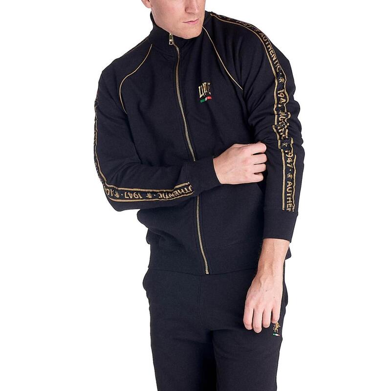 Survêtement homme col montant entièrement zippé GOLD