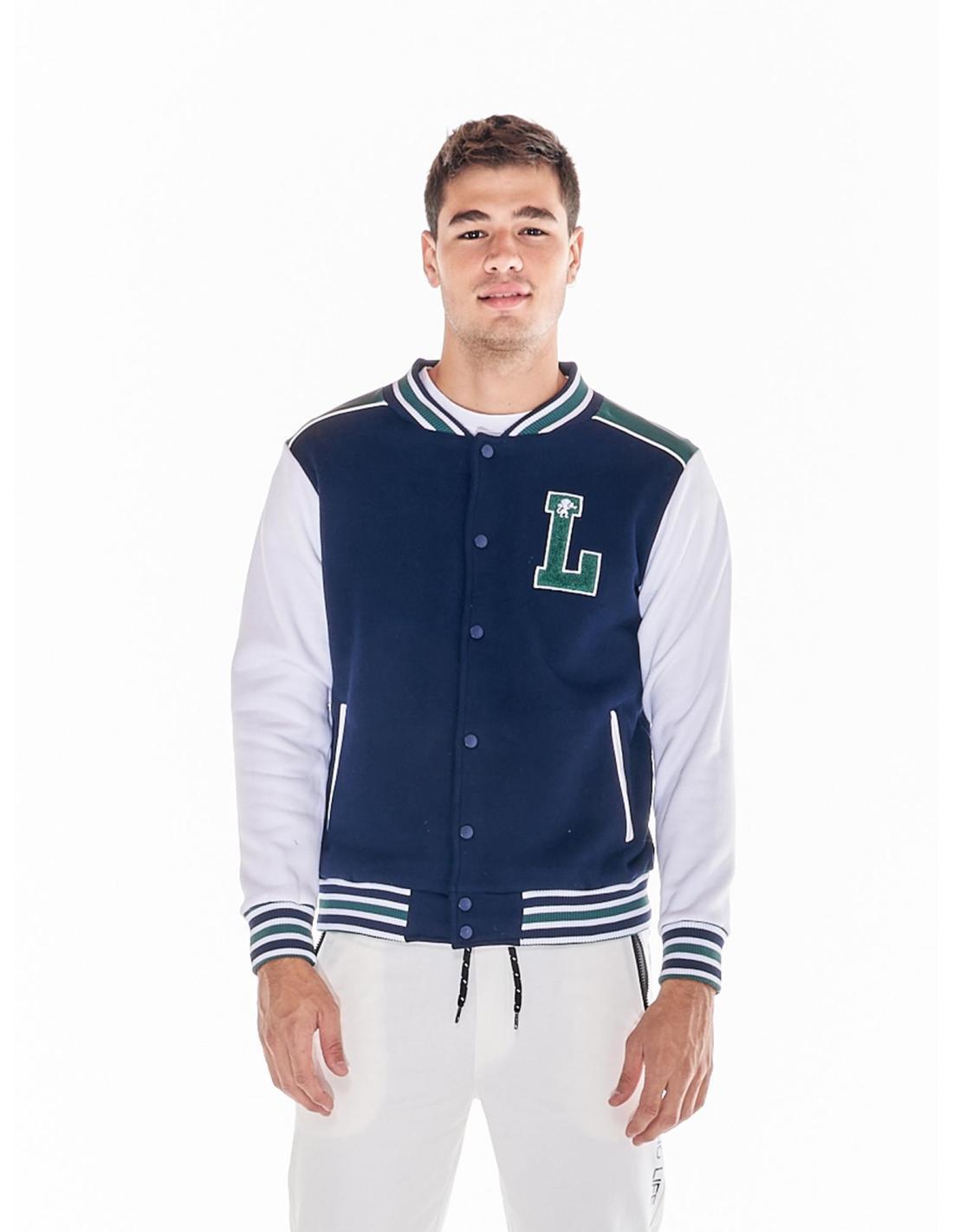 Giacca da uomo bomber con bottoni College |  Leone 1947 Apparel