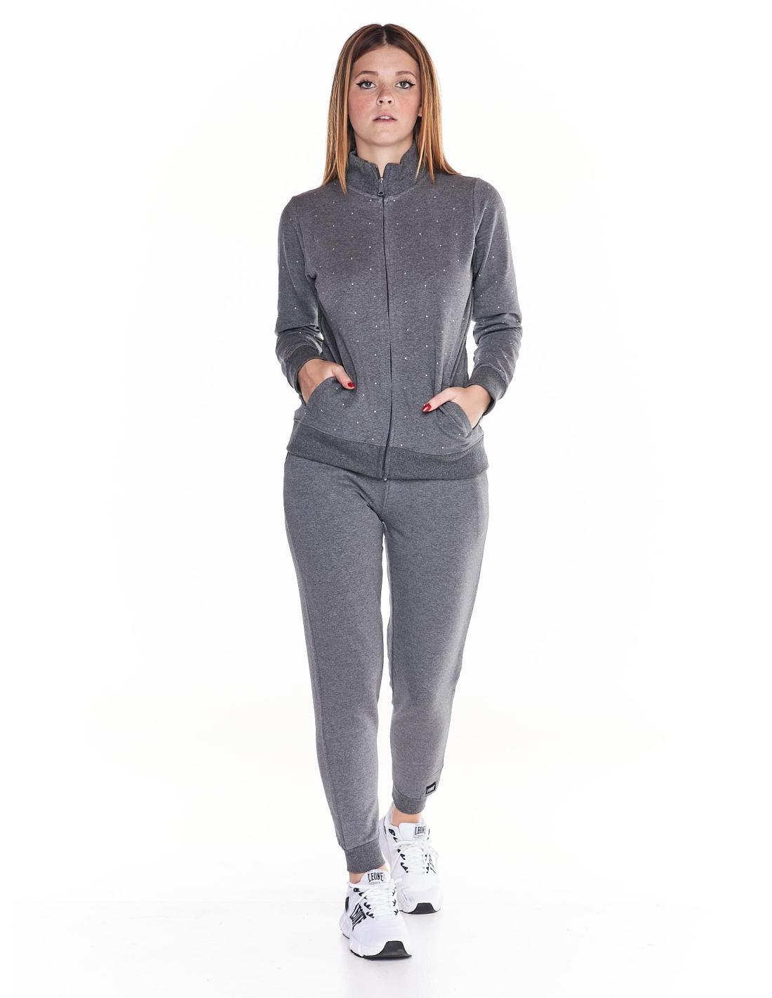 LEONE 1947 APPAREL Tuta da donna puntinata Greysongrey