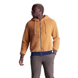 Veste Sherpa à capuche Earth Tones pour homme