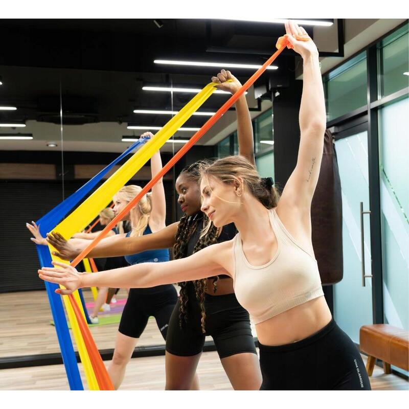 Taśma lateksowa do ćwiczeń fitness guma oporowa do treningu flat band DrFit