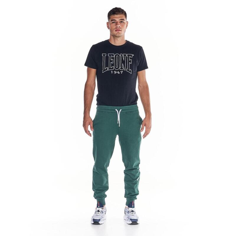 Lion Icon College Pantalones de chándal elásticos en los tobillos para hombre