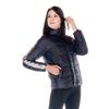 Veste femme col montant gris anthracite