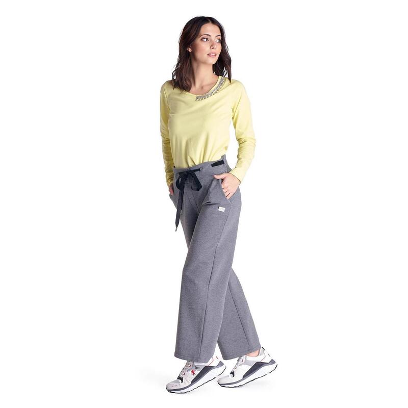 Pantaloni in felpa da donna taglio ampio Greysongrey