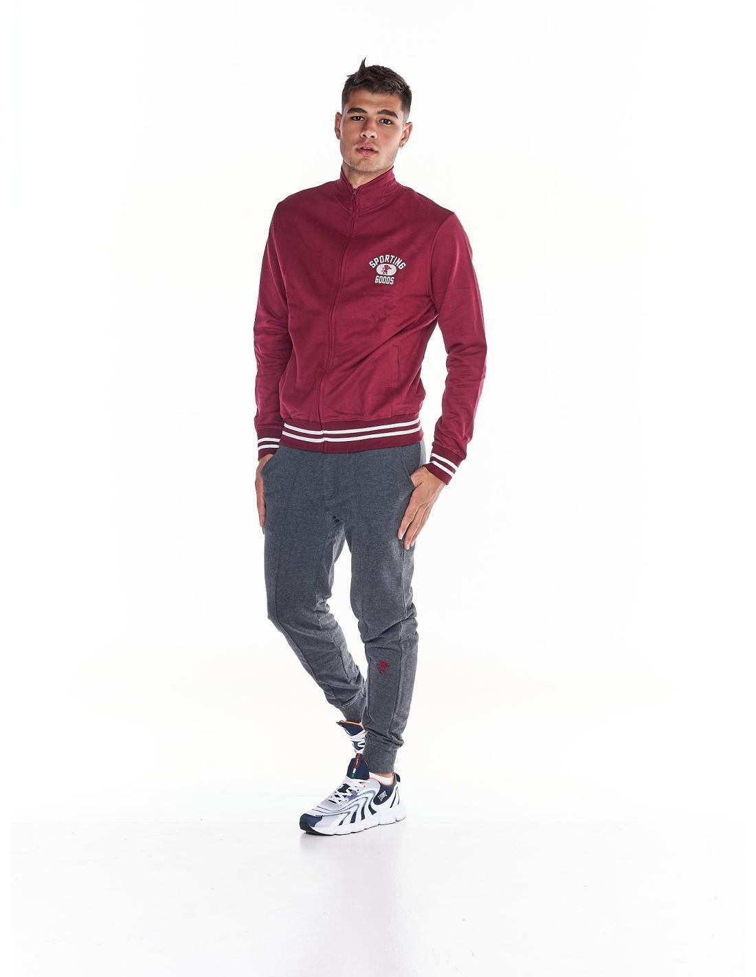 Tuta da uomo collo in piedi full zip College 3/7