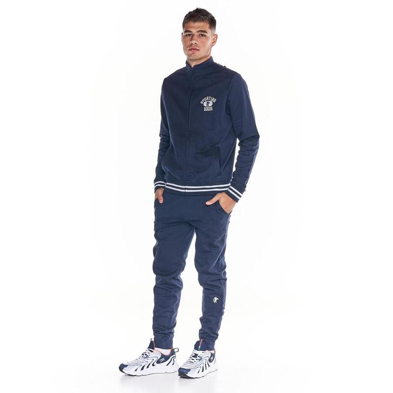 Tuta da uomo collo in piedi full zip College