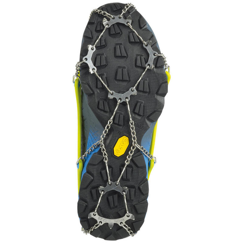 Cramponi pentru zăpadă CAMP Ice Master Run gri-lime