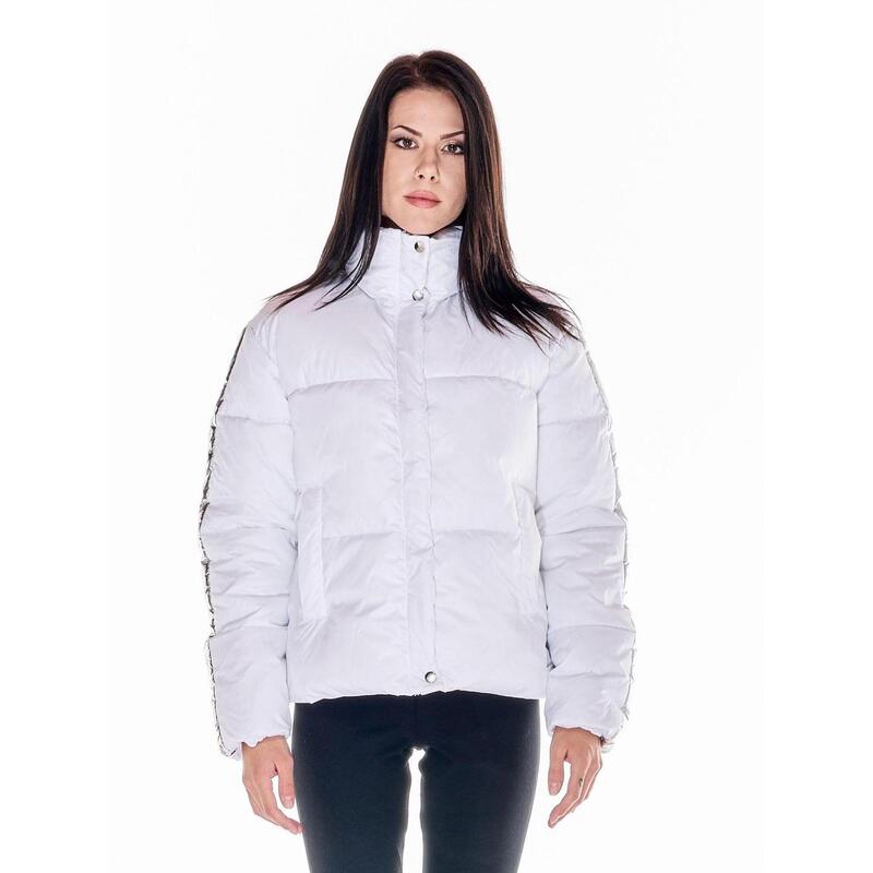 Chaqueta con cuello alzado grissongris mujer