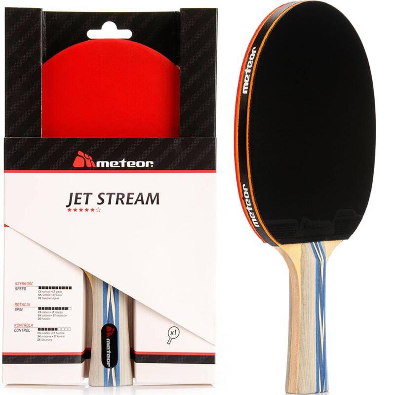 Rakietka do tenisa stołowego ping ponga Meteor Jet Stream szybka ergonomiczna