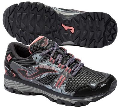 Zapatilla Running Trail Mujer Joma TK.SHOCK 2212 GRIS ROSA