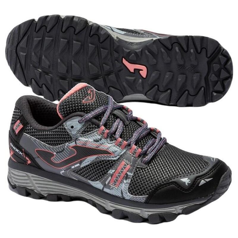 Zapatilla Running Trail Mujer Joma TK.SHOCK 2212 GRIS ROSA