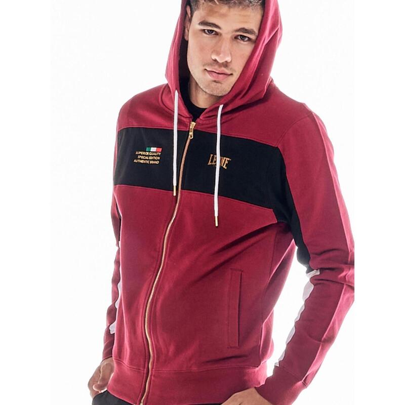 tuta da uomo cappuccio full zip GOLD