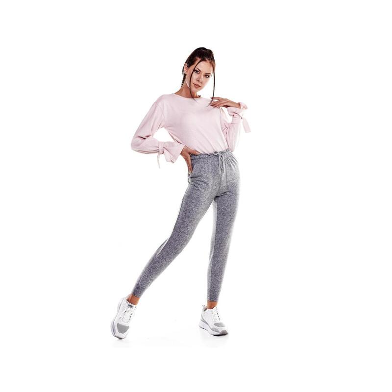 Pantaloni de trening de damă cu manșete din Paiete