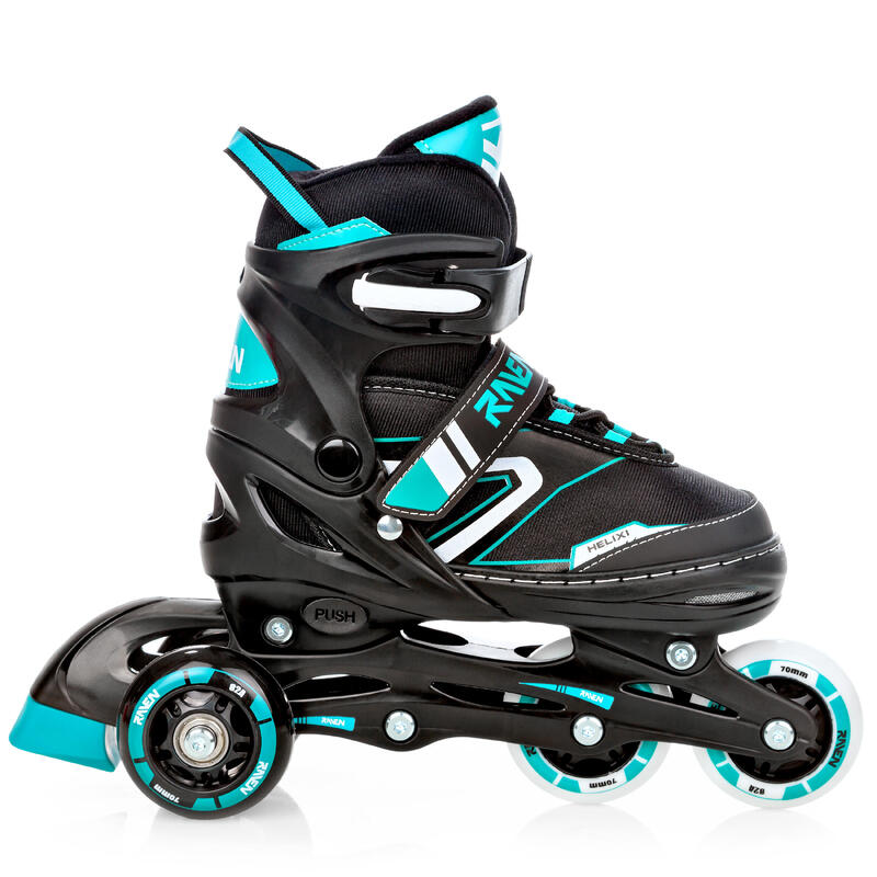 Rolschaatsen 3in1 verstelbare Helixi LED wielen