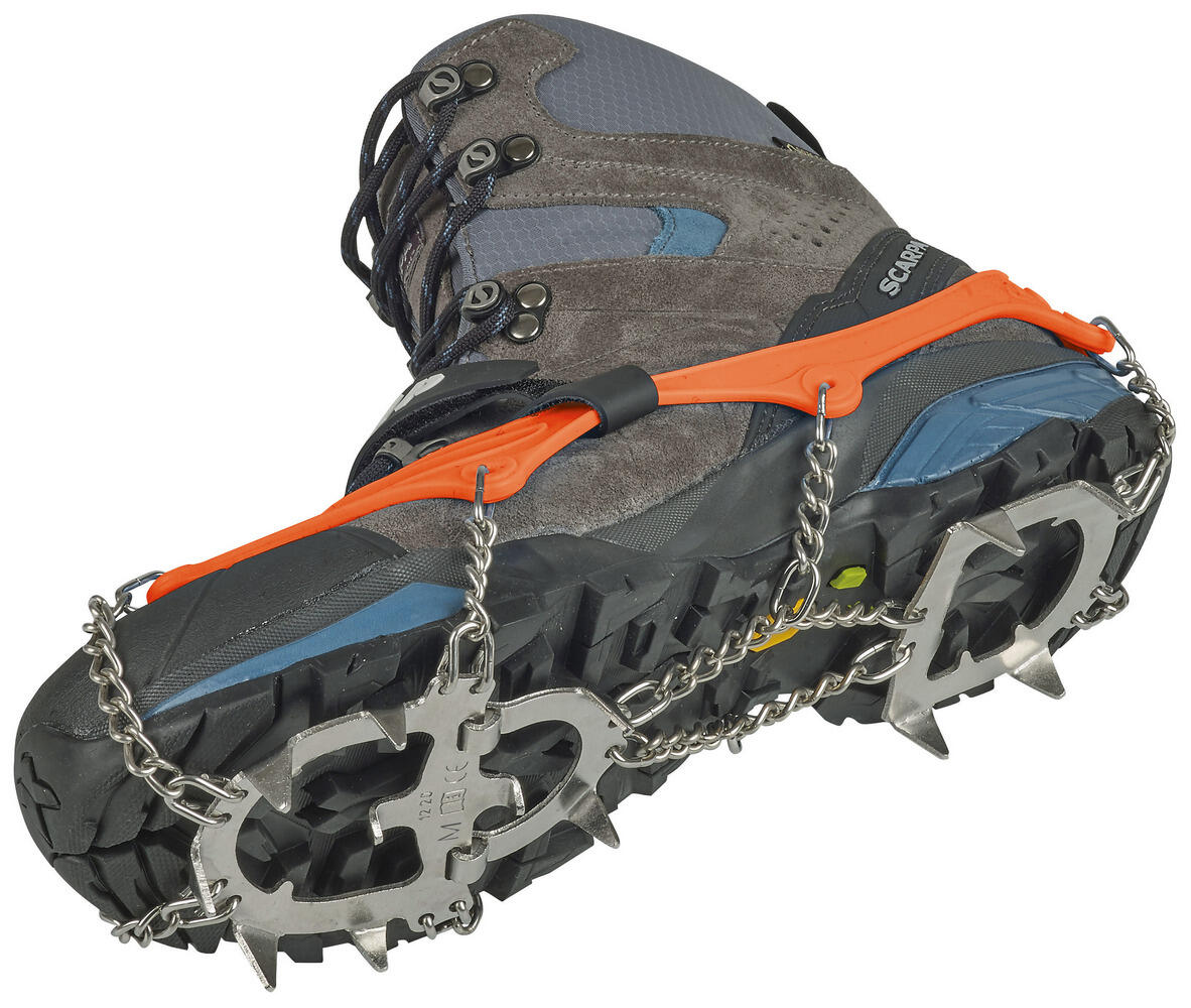 Ramponcini CAMP Ice Master Evo M 39-41 arancione 13 punte inox velcro 2/4