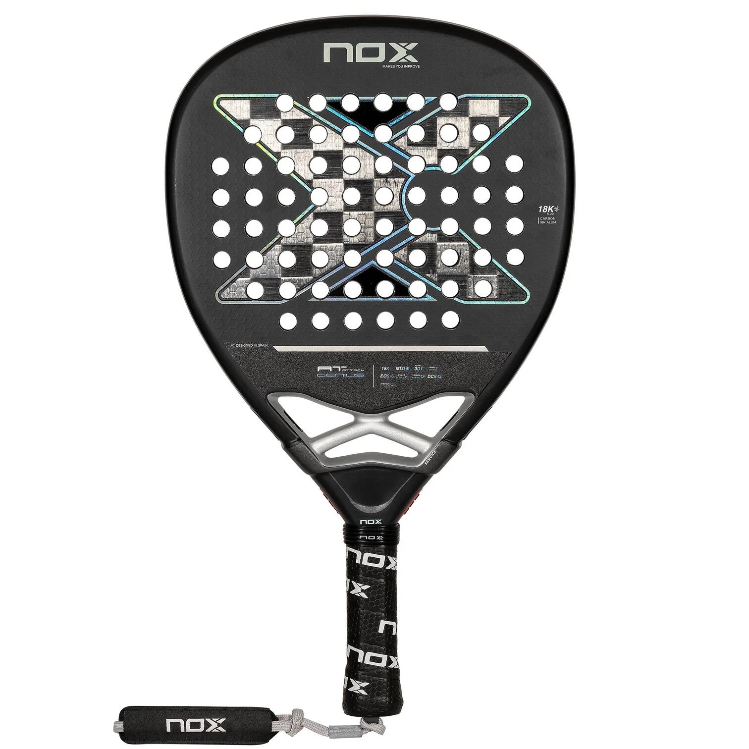 Nox - Raquette De Padel Nox At Genius Attack 18k 2024 - Raquette De Padel - Noir - No Size - Decathlon