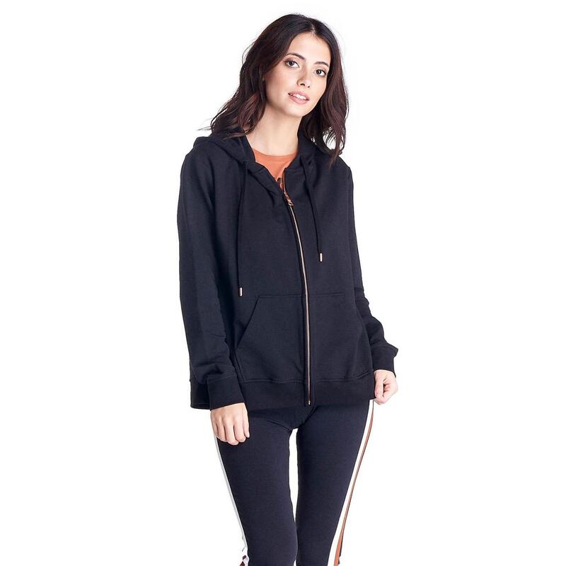 Sweatshirt Mulher com capuz e Zipper completo ActiveZone