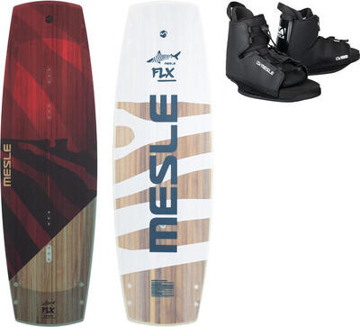Wakeboard Set FLX 132 cm mit Duro Bindung Seilbahn Flexboard Kinder