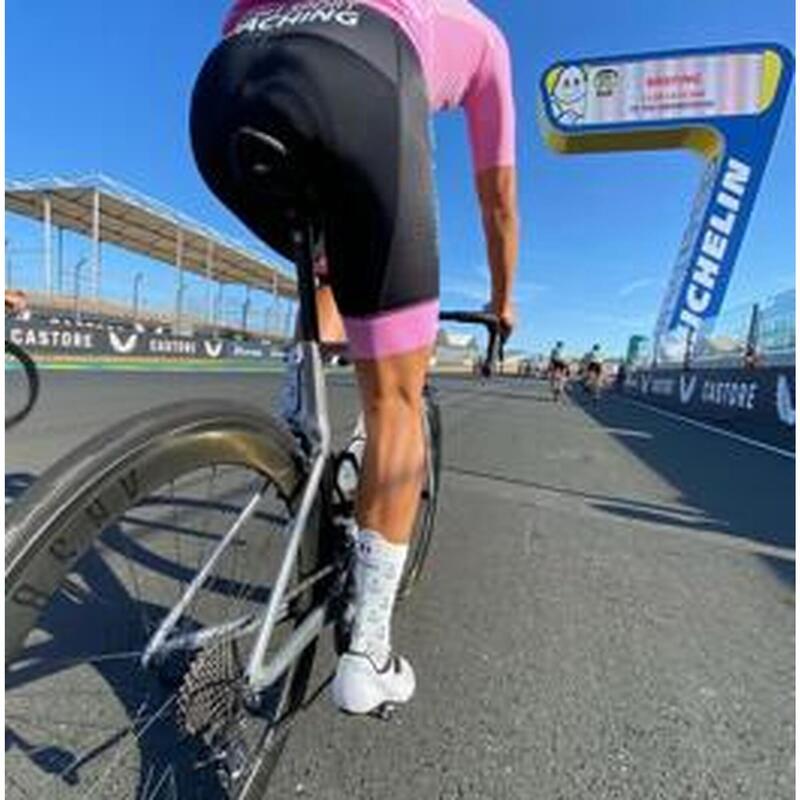 Chaussettes de cyclisme Ancres bleues, recyclées