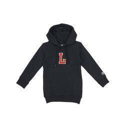 Maxi sudadera de niña con capucha y "L" College